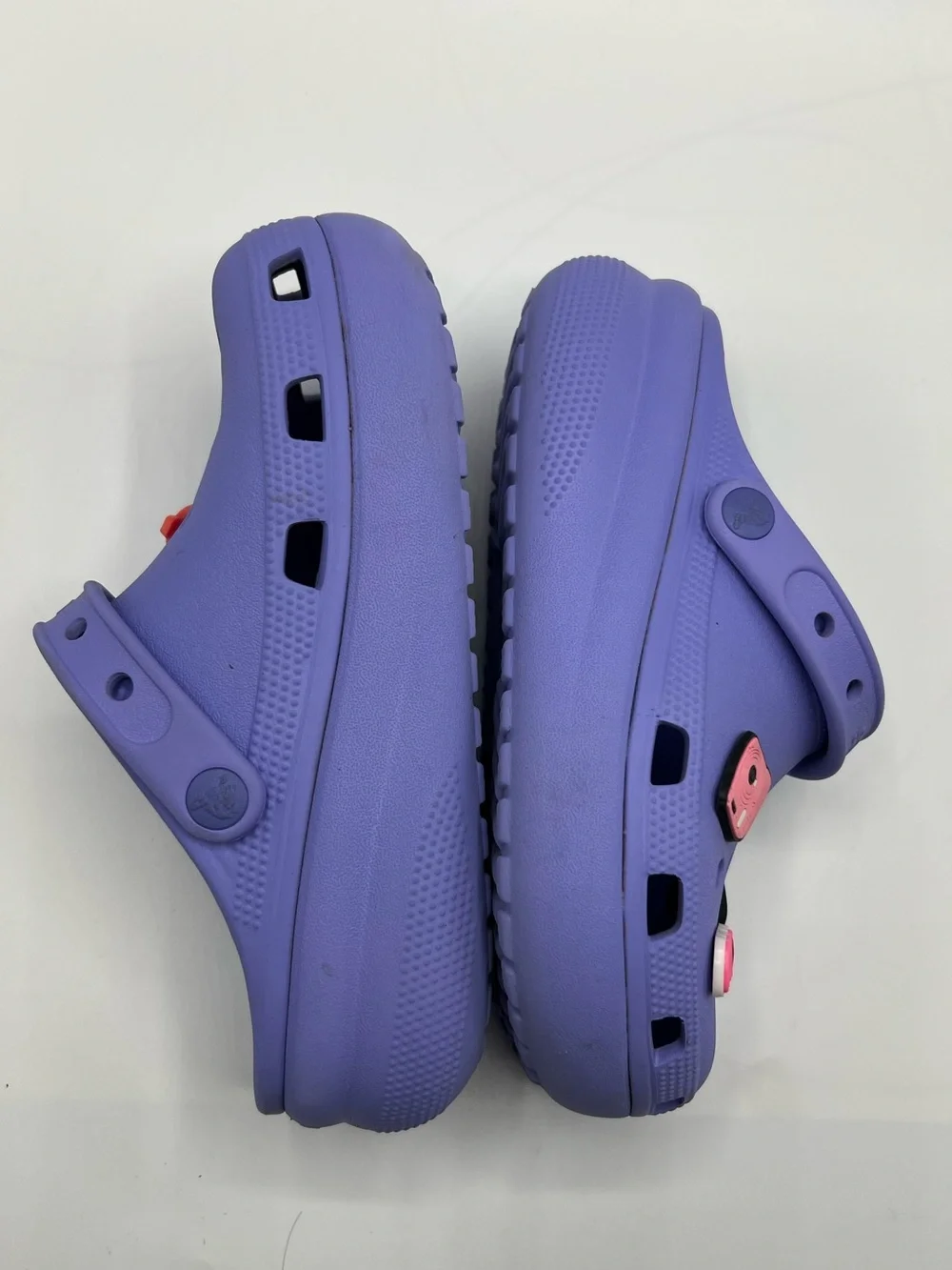 CROCS Kids Lavender Clog with Playful Charms
